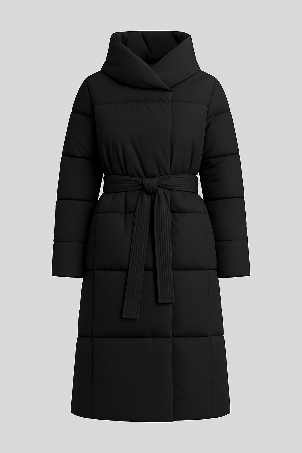 Layla | Stijlvolle Dames Winterjas | Lang Model met Riem