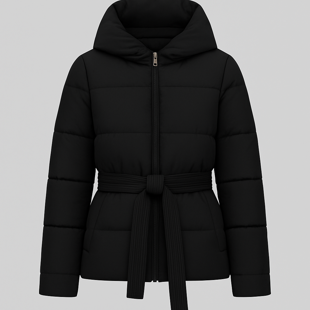 Emma | Warme Damesparka | Winterjas met Riem