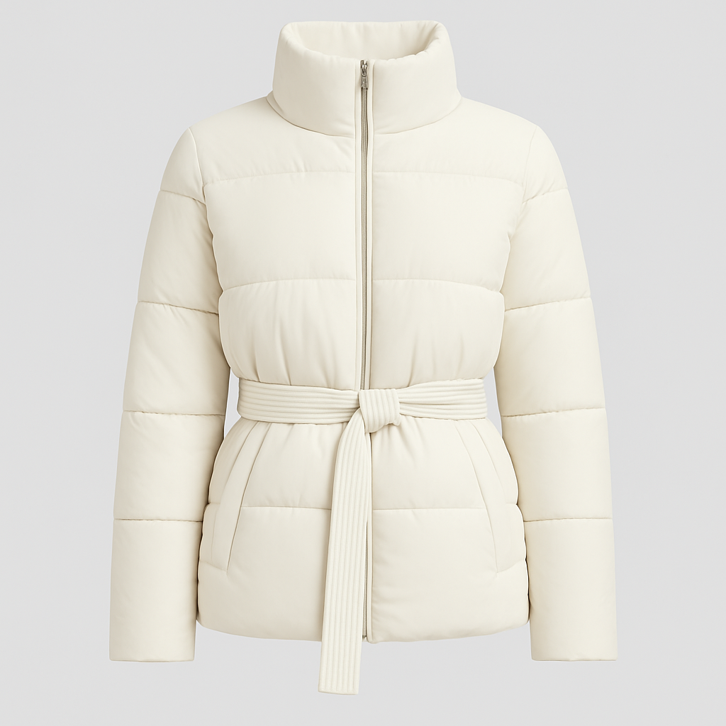 Emma | Warme Damesparka | Winterjas met Riem