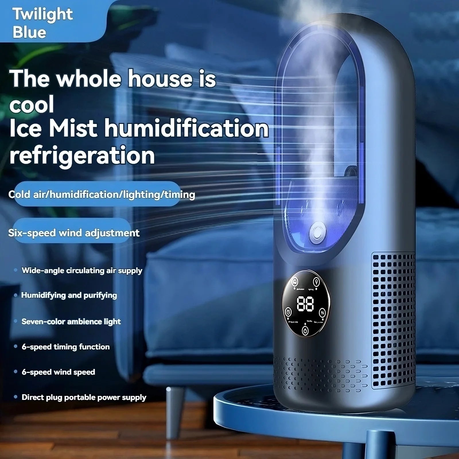 ArcticAir™ Mini Airco met USB en Verneveling