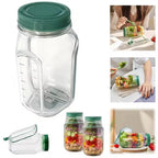 FreshLayer Salad Pod met Zijklep en Saus-cup