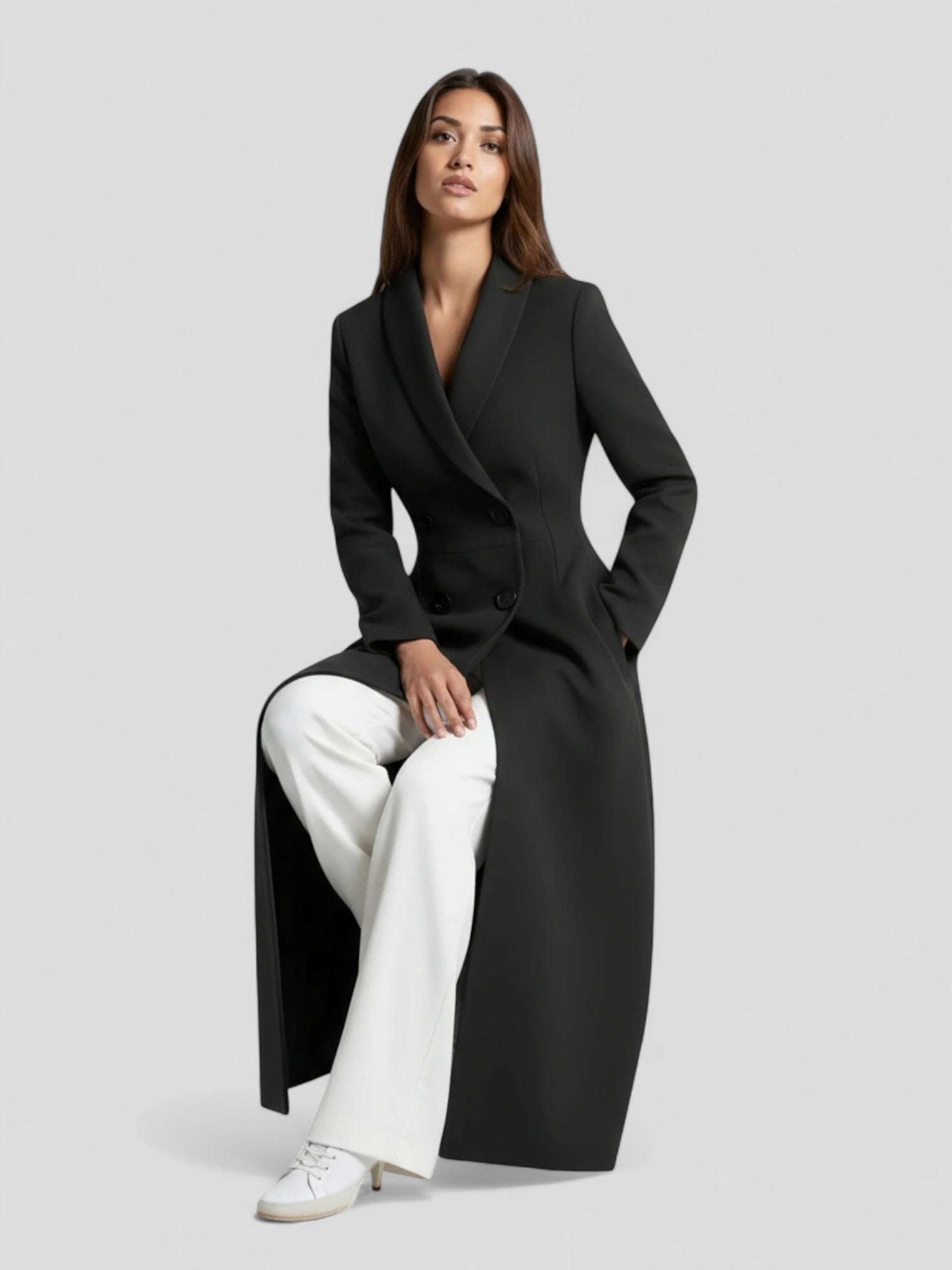 Isabella | Dames Trenchcoat | Getailleerde Elegante Jas
