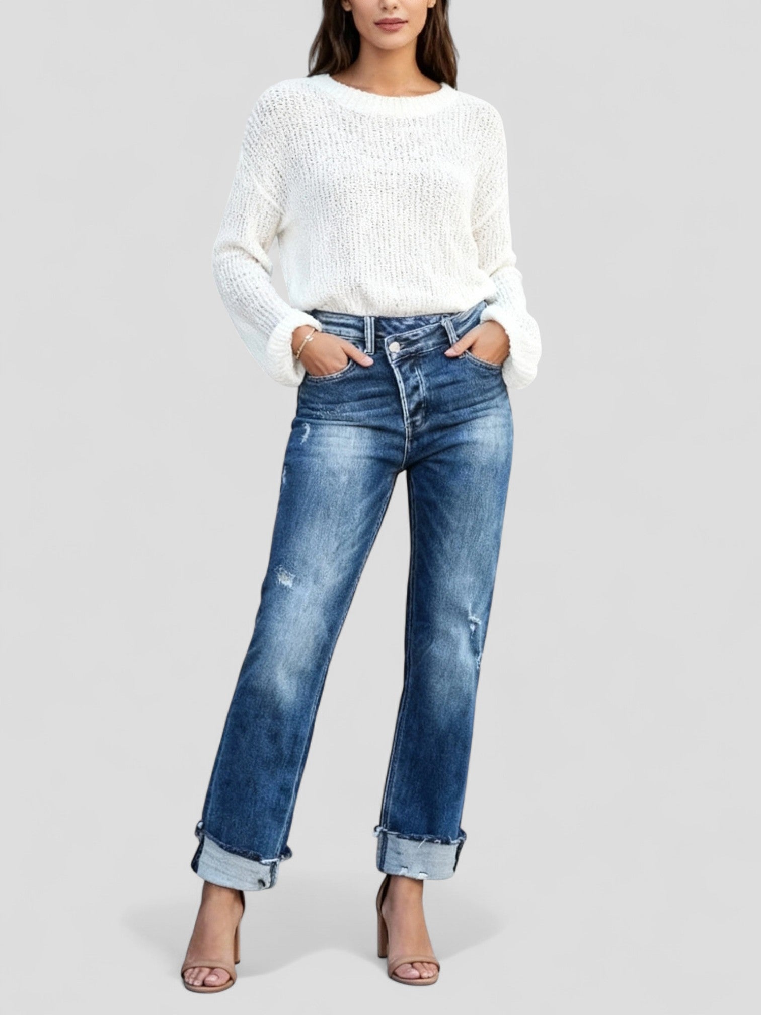 Maine | Comfortabele Damesbroek | Premium Denim & Tijdloze Pasvorm