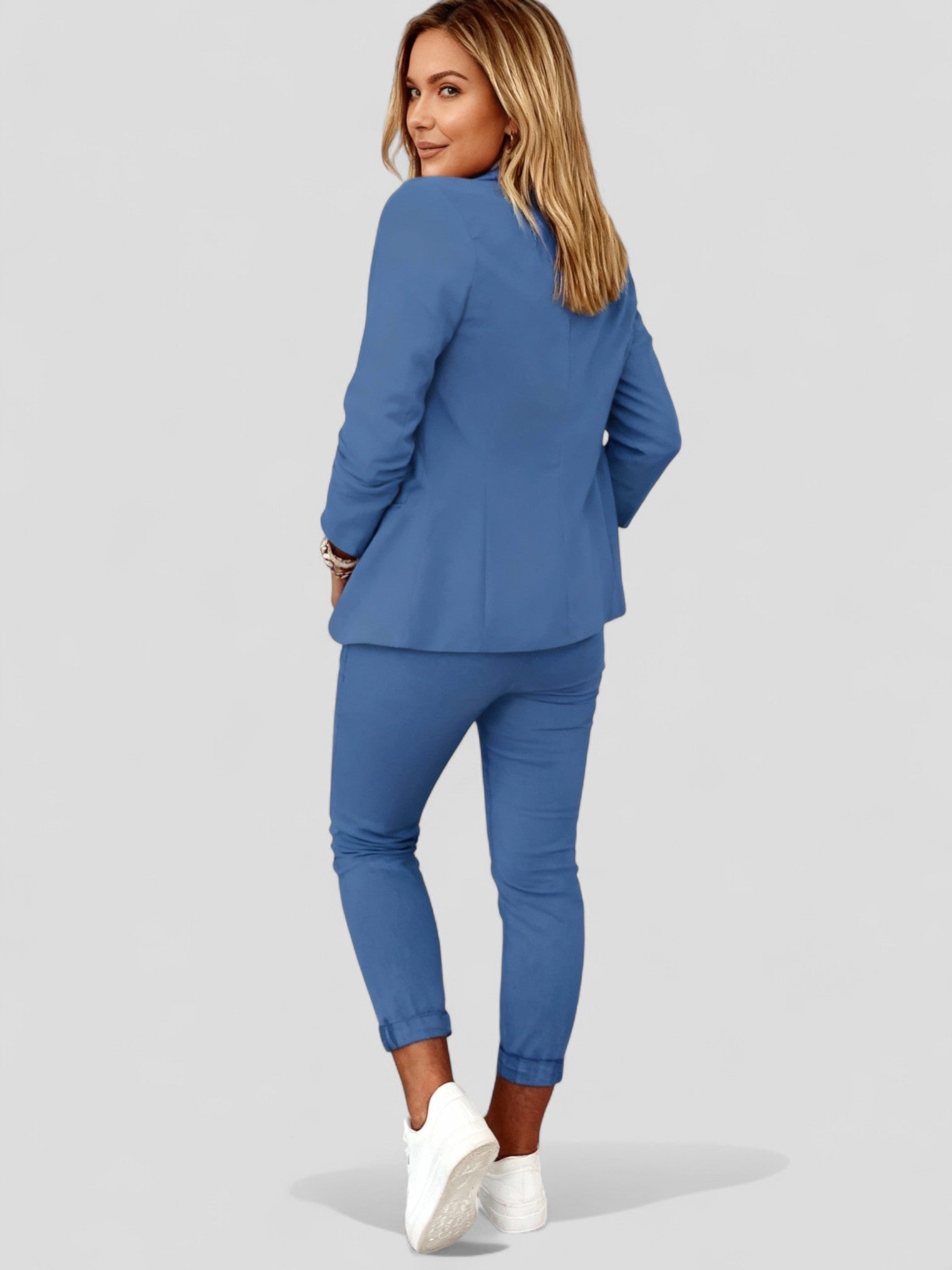 Noble | Stijlvolle Dames Set | Elegante Blazer & Broek met Trekkoord