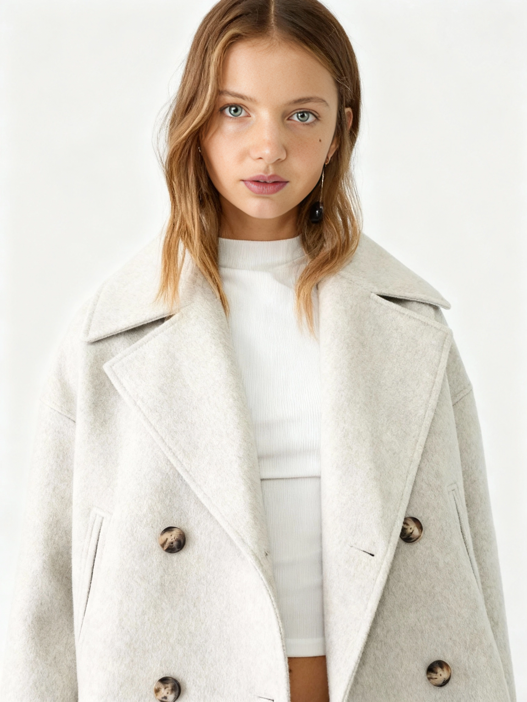 Elina | Korte Dames Jas | Dubbelgeknoopt & Tijdloos Elegant