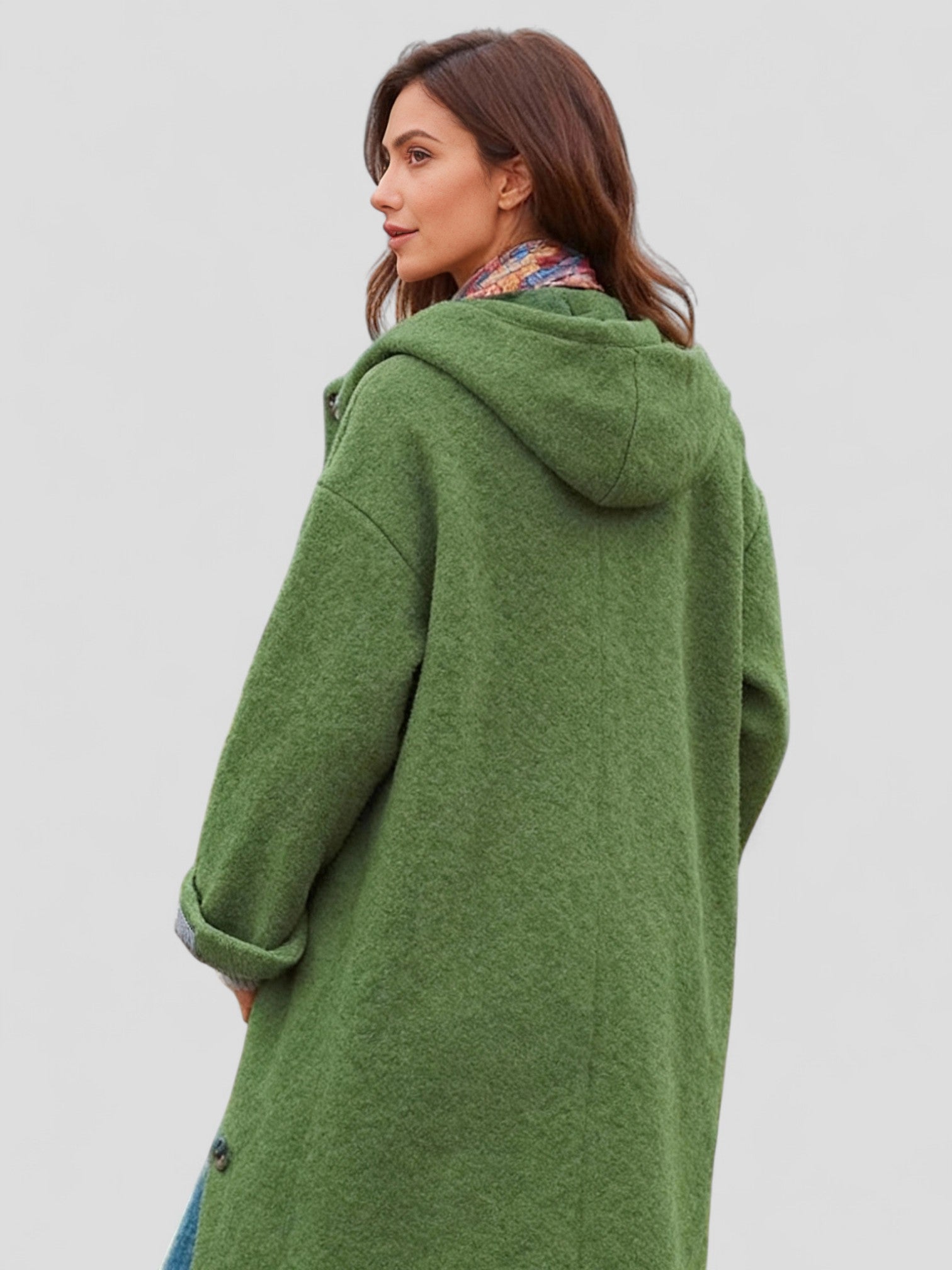 Malena | Dames Lange Winterjas | Warme Wolblend & Winddichte Elegant