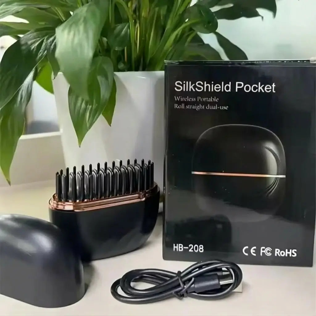 SilkShield™ Pocket 2025 Draadloze Mini Stijlborstel