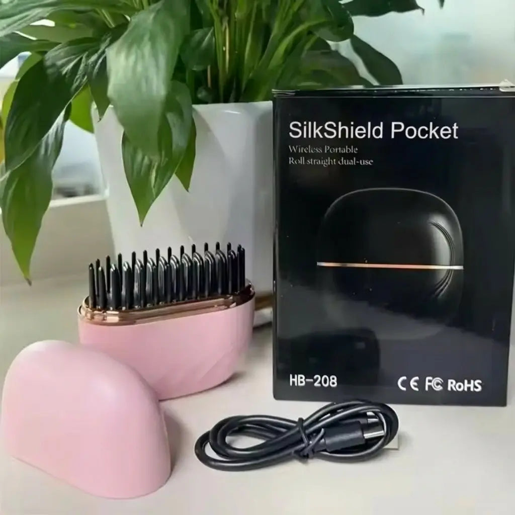 SilkShield™ Pocket 2025 Draadloze Mini Stijlborstel