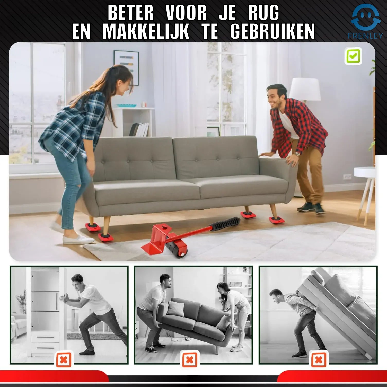 Professionele 5-delige Meubelverhuistoolset