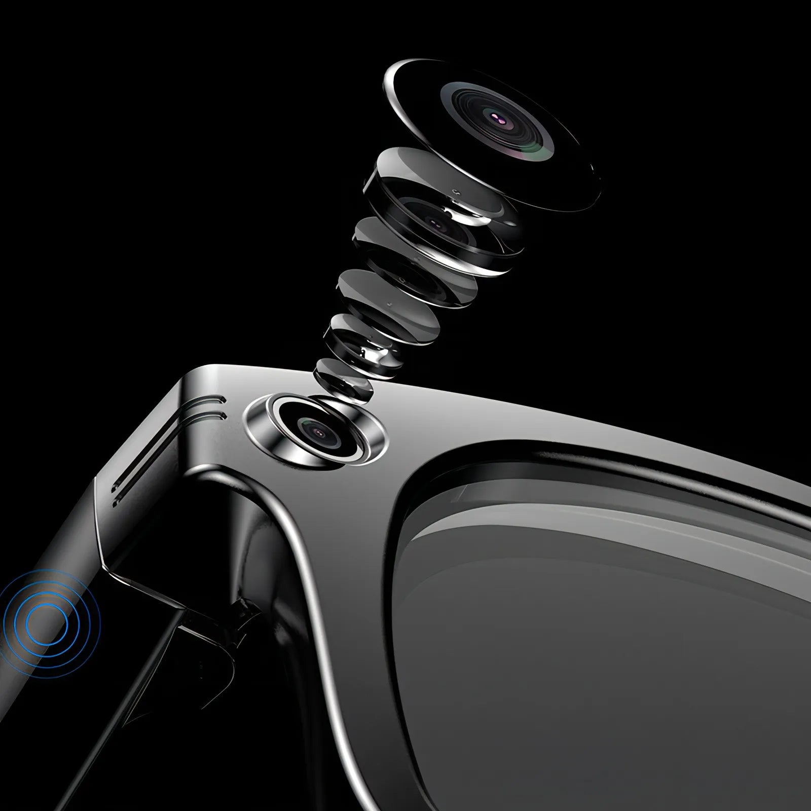 VisionX Smart Glasses – Smart Bril met Camera & AI