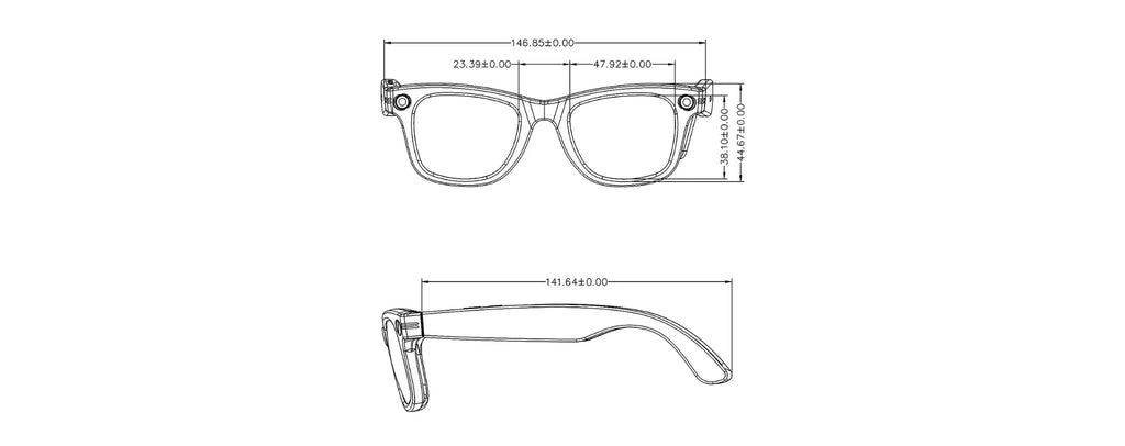 VisionX Smart Glasses – Smart Bril met Camera & AI