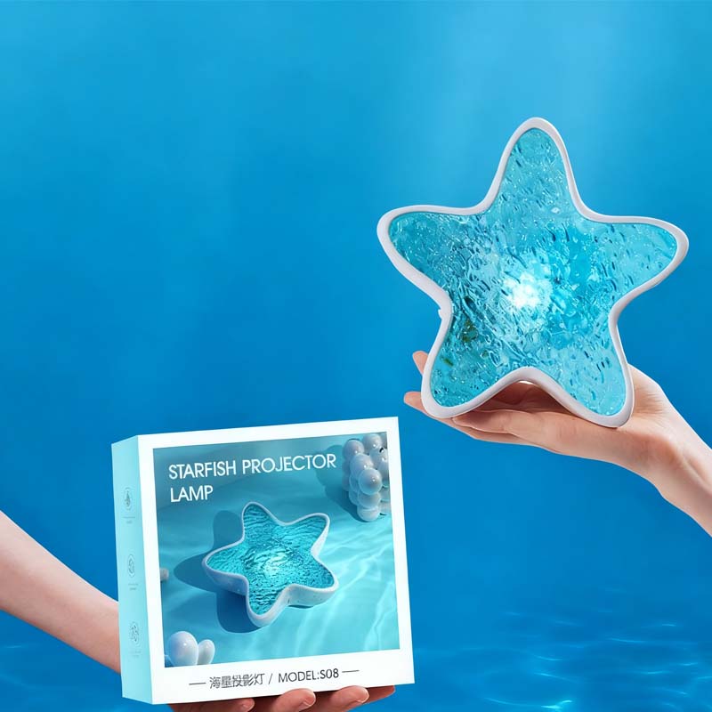 Zeester Oceaanprojectorlamp – 7 Kleuren Aurora & Rustgevende Waterrimpels!