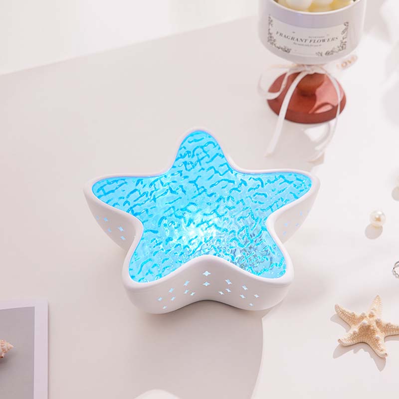 Zeester Oceaanprojectorlamp – 7 Kleuren Aurora & Rustgevende Waterrimpels!